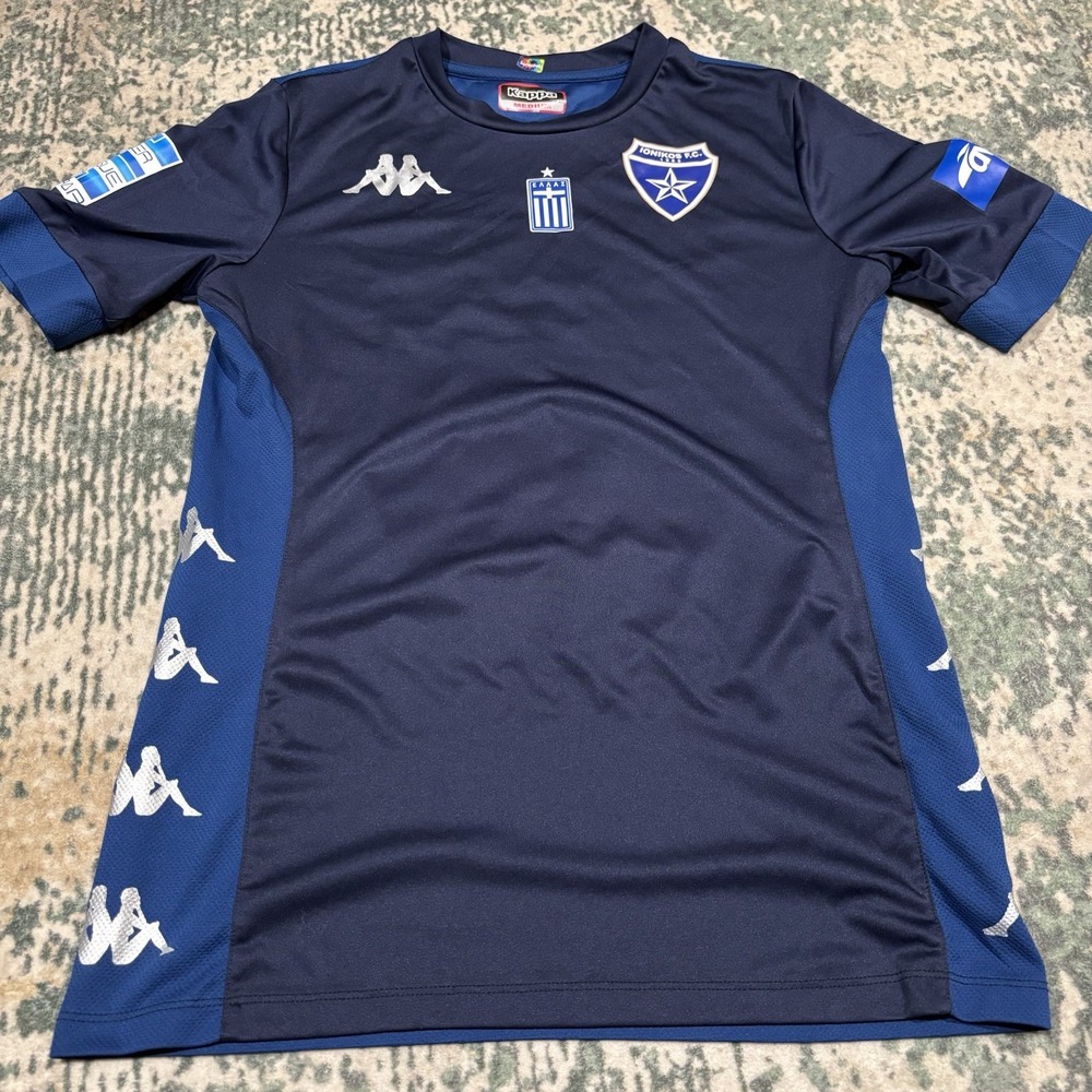 Kappa Ionikos F.C. 2022-23 Away Shirt #10 Javier Mendoza Match-Style Jersey Med
